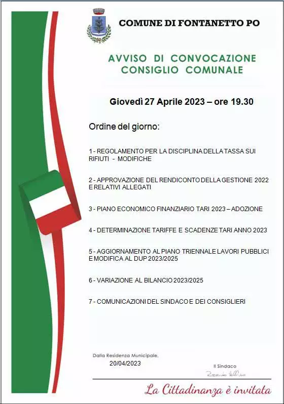 Ordine del giorno